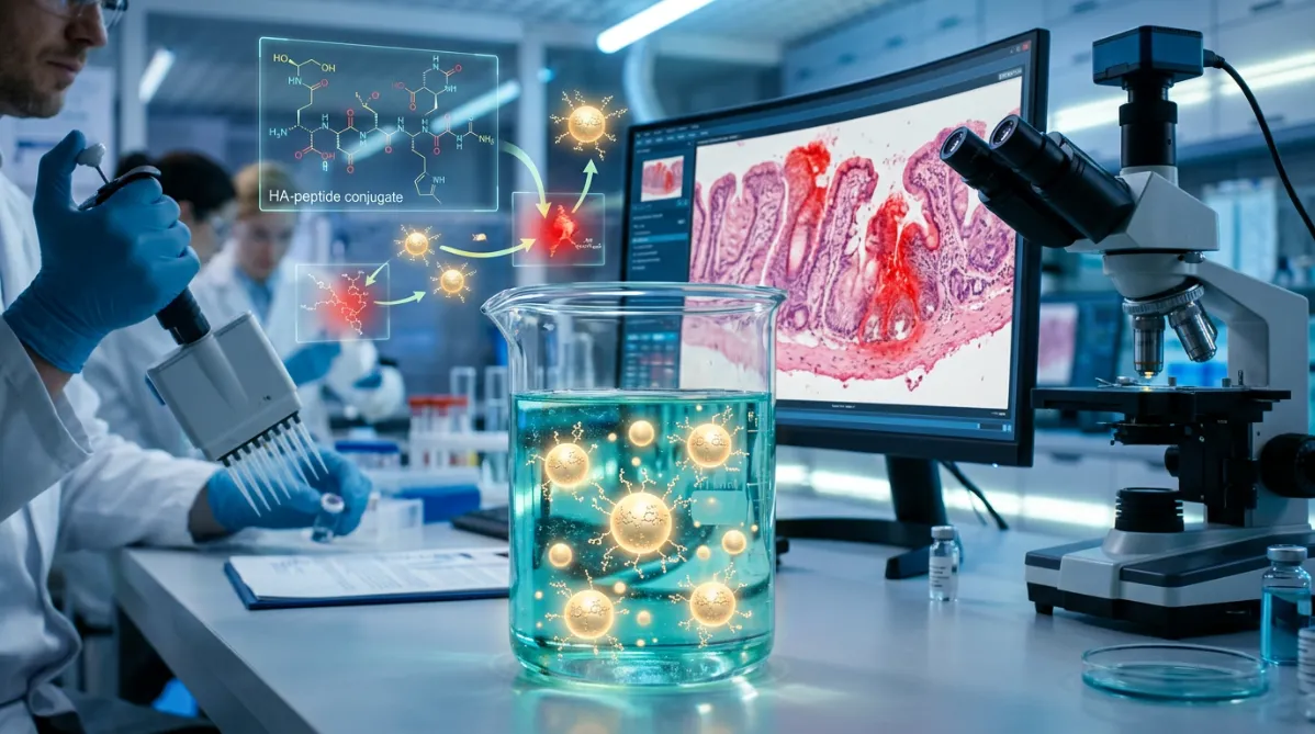 Revolutionary Nanoparticle Delivery System Transforms Peptide Therapy for Inflammatory Bowel Disease