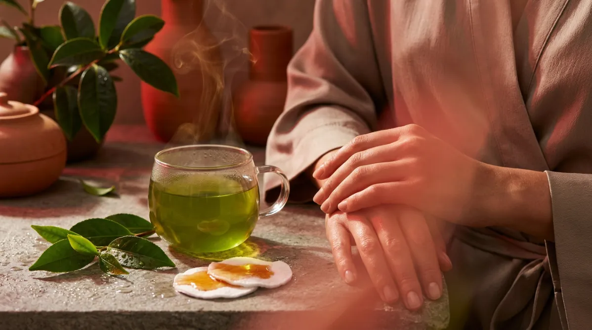 :Green Tea and Red Light: The Synergistic Breakthrough Erasing Wrinkles and Rewinding Skin Age